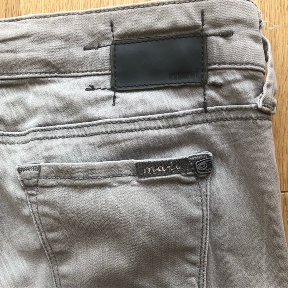 MAVI LOW RISE SKINNY GREY JEANS - 26 - Picture 6 of 9